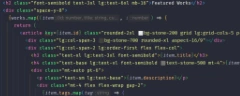 Screenshot of source code